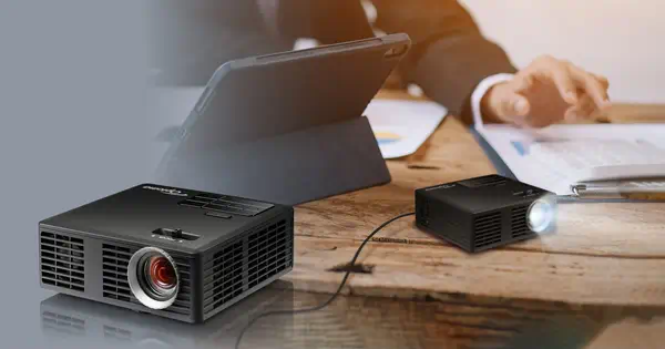 Optoma ML750i Projecteur à focale standard 450 ANSI lumens DLP WXGA (1200x800) Compatibilité 3D Noir - Vidéoprojecteur Professionnel - visuel 2