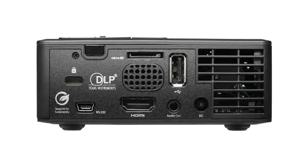 Optoma ML750i Projecteur à focale standard 450 ANSI lumens DLP WXGA (1200x800) Compatibilité 3D Noir - Vidéoprojecteur Professionnel - visuel 7