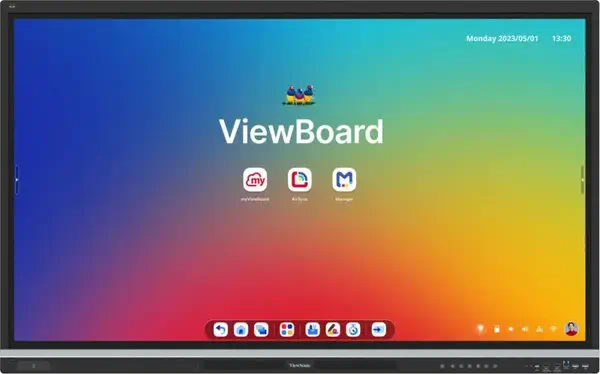 Viewsonic IFP6551 Display tableau blanc interactif 165,1 cm (65") 3840 x 2160 pixels Écran tactile N - Ecran Numérique Interactif - visuel 3
