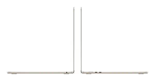 MacBook Air 15'' M3 (CPU 8/10) 16Go 256Go Apple - visuel 1 - hello RSE - Deux formats parfaitement portables.