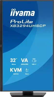 iiyama ProLite XB3294UHSCP-B1 écran plat de PC 80 cm (31.5") 3840 x 2160 pixels 4K Ultra HD Noir - Ecran Ordinateur - visuel 2