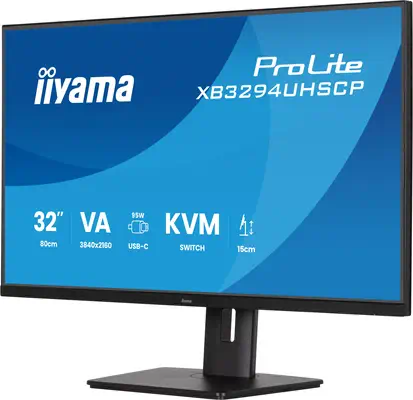 iiyama ProLite XB3294UHSCP-B1 écran plat de PC 80 cm (31.5") 3840 x 2160 pixels 4K Ultra HD Noir - Ecran Ordinateur - visuel 4