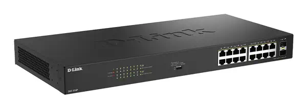 D-Link DGS-1018P Non-géré Gigabit Ethernet (10/100/1000) Connexion Ethernet, supportant l'alimentati - Switchs et Hubs - visuel 2