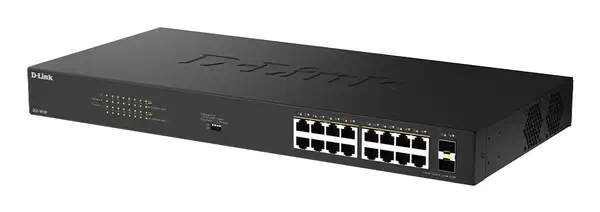 D-Link DGS-1018P Non-géré Gigabit Ethernet (10/100/1000) Connexion Ethernet, supportant l'alimentati - Switchs et Hubs - visuel 5