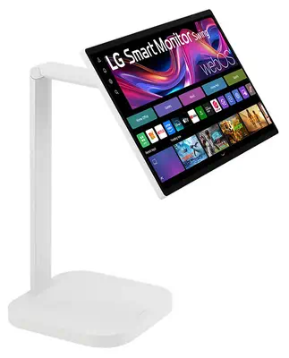 LG 32U889SA écran plat de PC 80 cm (31.5") 3840 x 2160 pixels 4K Ultra HD LCD Écran tactile Blanc - Ecran Ordinateur - visuel 4