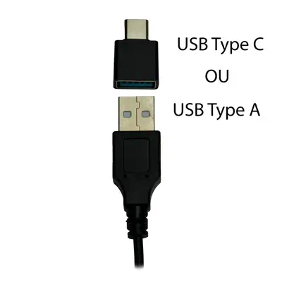 MK1A99AZZZCSQMUSB - Casque Micro filaire USB-A / USB-C - MCL - visuel 4