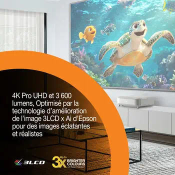 Epson EH-LS670W Projecteur à focale standard 3LCD UHD 4K (3840x2160) Blanc offre