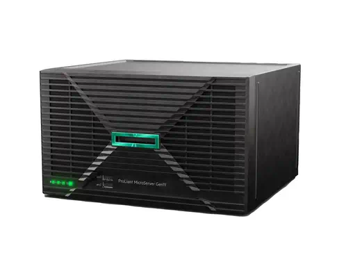 ProLiant MicroServer Gen11 6325P 3.5GHz 4c 1P 1x32GB-U 4LFF-NHP 2x4TB HDD 1x180W PS EU Server - Serveur Tour - visuel 2