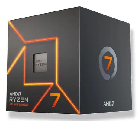 AMD Ryzen 7 7700 processeur 3,8 GHz 32 Mo L3 Boîte - Processeur - visuel 1