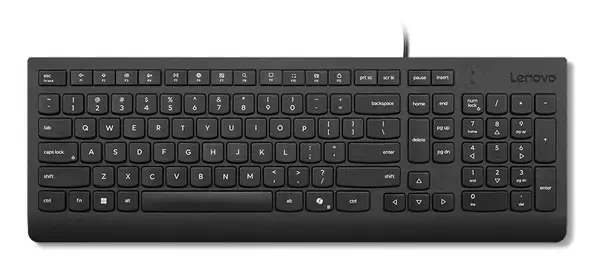 Lenovo 4Y41R64647 clavier maison/bureau USB Allemand Noir - Clavier - visuel 1