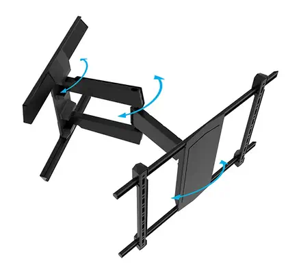 B-Tech BT8229 165,1 cm (65") Noir - Support Fixe & Mobile - visuel 7