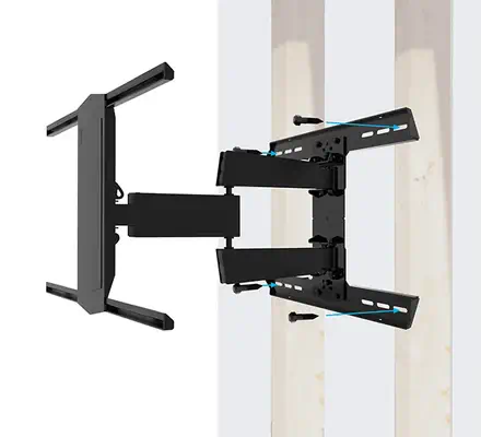 B-Tech BT8229 165,1 cm (65") Noir - Support Fixe & Mobile - visuel 8