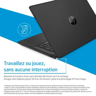 HP 17-cn0021nf Intel® Celeron® N4120 Ordinateur portable 43,9 cm (17.3") HD+ 8 Go DDR4-SDRAM 256 Go  - PC Portable - visuel 5