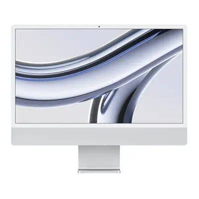iMac 24'' 4.5K M3 (CPU 8/8) 8Go 256Go SSD 2023 Argent - Grade Reconditionné en France Très bon état - Apple - Unité centrale reconditionnée - visuel 1