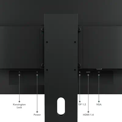 Lenovo ThinkVision E24-40 LED display 60,5 cm (23.8") 1920 x 1080 pixels Full HD LCD Noir - Ecran Ordinateur - visuel 10