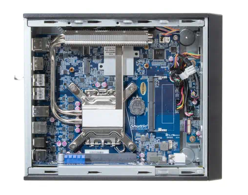 XPC slim Barebone XH610G2 - S1700, Intel H610, 1xDP, 2xHDMI, 2 PCIe Slots (1x 16X & 1x X1), 2x Intel - Shuttle - visuel 3