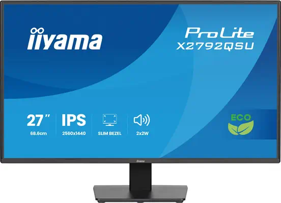 iiyama ProLite X2792QSU-B1 écran plat de PC 68,6 cm (27") 2560 x 1440 pixels Quad HD Noir - Ecran Ordinateur - visuel 3