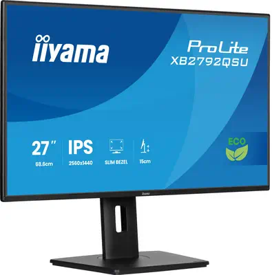 iiyama ProLite XB2792QSU-B1 écran plat de PC 68,6 cm (27") 2560 x 1440 pixels Quad HD Noir - Ecran Ordinateur - visuel 5