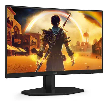 AOC G4 C24G42E écran plat de PC 59,9 cm (23.6") 1920 x 1080 pixels Full HD LED Noir, Rouge - Ecran Ordinateur - visuel 5