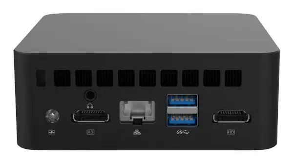 Chip PC iX ] Intel® Celeron® 5205U 8 Go DDR4-SDRAM 128 Go SSD linux Mini PC Noir - Client léger - visuel 2