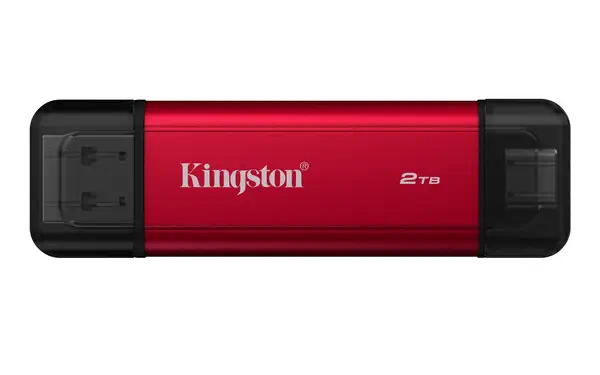 2TB Dual USB-A/C Portable SSD, Up to 1050MB/s USB 3.2 Gen 2 - Kingston - Adaptateur stockage - visuel 1