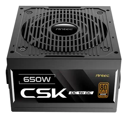 Antec CSK650DC EC unité d'alimentation d'énergie 650 W 20+4 pin ATX ATX Noir - Boitier d'alimentation - visuel 1
