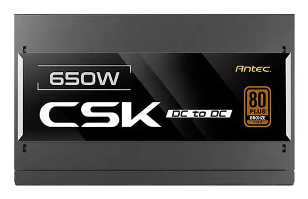 Antec CSK650DC EC unité d'alimentation d'énergie 650 W 20+4 pin ATX ATX Noir - Boitier d'alimentation - visuel 7