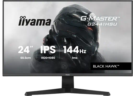 iiyama G2441HSU-B1 écran plat de PC 60,5 cm (23.8") 1920 x 1080 pixels - Ecran Ordinateur - visuel 1