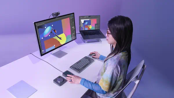 Logitech MX Creative Console Clavier Bluetooth/USB Graphite - visuel 8