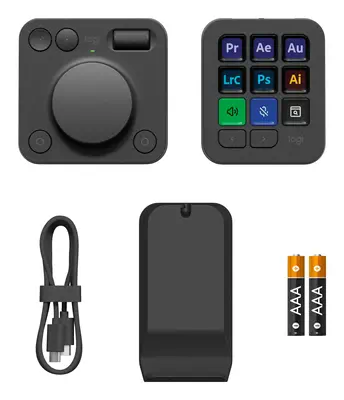 Logitech MX Creative Console Clavier Bluetooth/USB Graphite - visuel 4