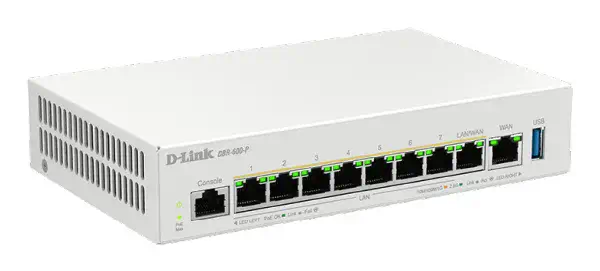 D-Link DBR-600-P/B Routeur connecté 2.5 Gigabit Ethernet Blanc - Switchs et Hubs - visuel 7