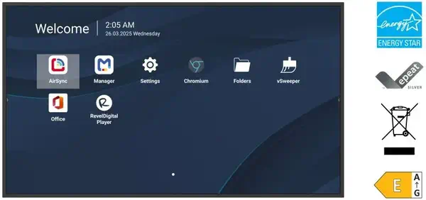 Viewsonic CDE5014-2C Écran d'affichage dynamique Écran plat de signalisation numérique 127 cm (50")  - Ecran Numérique Interactif - visuel 8