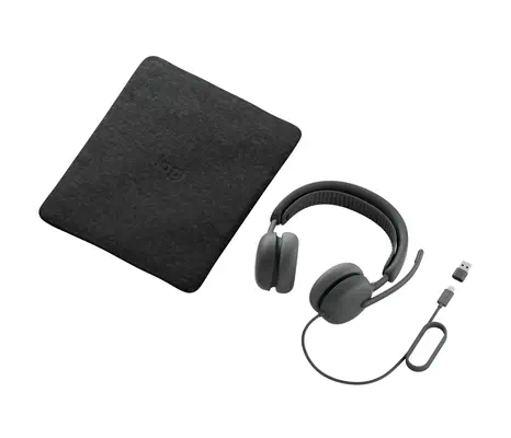 Logitech 981-001615 casque Avec fil Arceau Appels/Musique USB Type-C / USB Type-A Graphite - Casque Micro - visuel 5