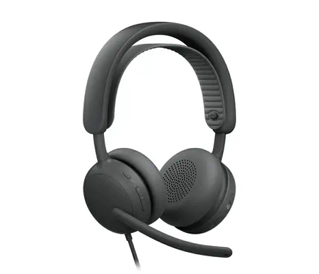 Logitech 981-001615 casque Avec fil Arceau Appels/Musique USB Type-C / USB Type-A Graphite - Casque Micro - visuel 2