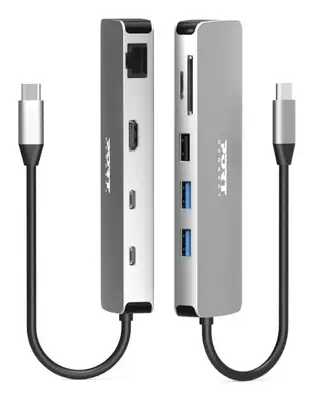 Port Designs 900164 station d'accueil Avec fil USB 3.2 Gen 1 (3.1 Gen 1) Type-C Acier inoxydable - Station d'accueil pour portable - visuel 5