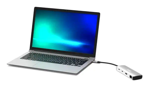 Port Designs 900164 station d'accueil Avec fil USB 3.2 Gen 1 (3.1 Gen 1) Type-C Acier inoxydable - Station d'accueil pour portable - visuel 7