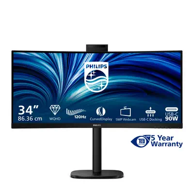 Philips 3000 series 34B2U3600CH/00 écran plat de PC 86,4 cm (34") 3440 x 1440 pixels Wide Quad HD LC - Ecran Ordinateur - visuel 3