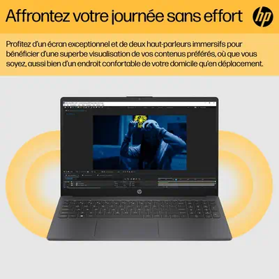HP 15-fc0151nf AMD Ryzen™ 5 7520U Ordinateur portable 39,6 cm (15.6") Full HD 16 Go LPDDR5-SDRAM 512 - PC Portable - visuel 6