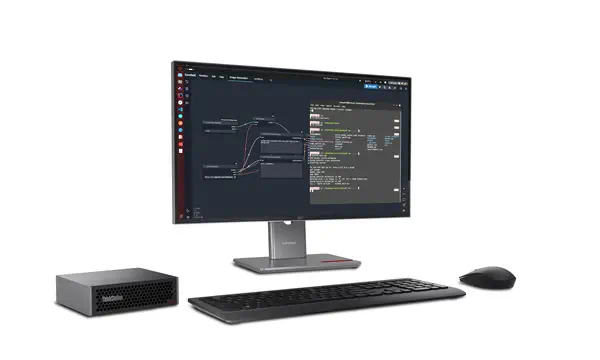 Lenovo ThinkStation PGX GB10 128 Go LPDDR5x-SDRAM 4 To SSD DGX OS Mini Tower Mini PC Noir - Station de Travail - visuel 10