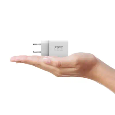 Port Designs 900031EU chargeur d'appareils mobiles Universel Blanc Secteur Charge rapide Intérieure - Boitier d'alimentation - visuel 4