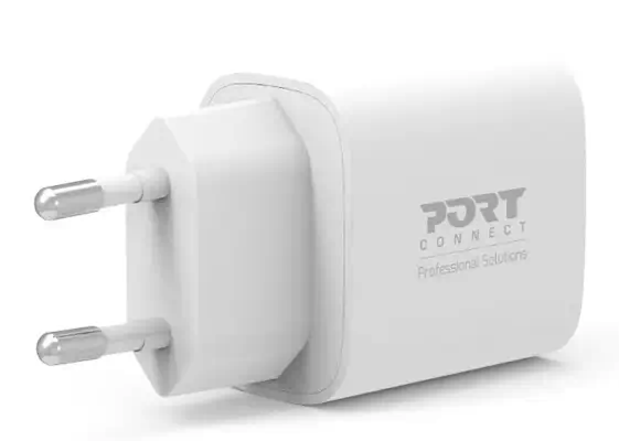 Port Designs 900031EU chargeur d'appareils mobiles Universel Blanc Secteur Charge rapide Intérieure - Boitier d'alimentation - visuel 3
