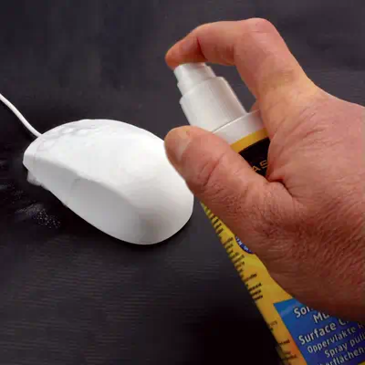 MP2B99AZZZZSS269W - Souris optique étanche silicone - Blanc - MCL - Clavier - visuel 7