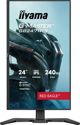 iiyama G-MASTER GB2471HS-B1 écran plat de PC 60,5 cm (23.8") 1920 x 1080 pixels Full HD Noir - Ecran Ordinateur - visuel 2