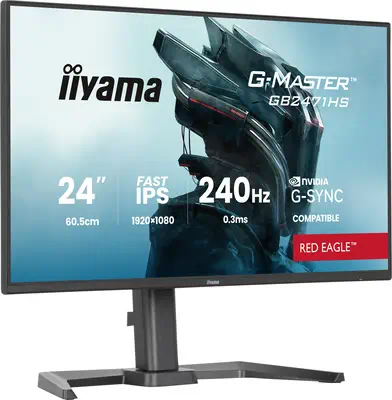 iiyama G-MASTER GB2471HS-B1 écran plat de PC 60,5 cm (23.8") 1920 x 1080 pixels Full HD Noir - Ecran Ordinateur - visuel 4