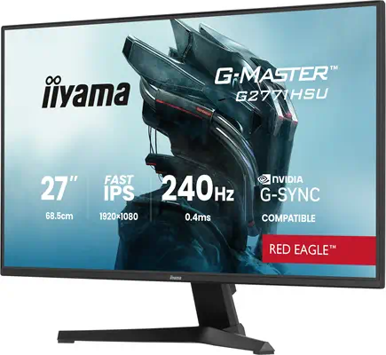 iiyama G-MASTER G2771HSU-B1 écran plat de PC 68,6 cm (27") 1920 x 1080 pixels Full HD Noir - Ecran Ordinateur - visuel 2