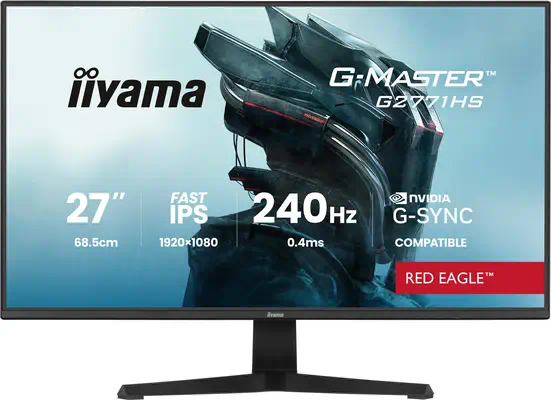 iiyama G-MASTER G2771HS-B1 écran plat de PC 68,6 cm (27") 1920 x 1080 pixels Full HD Noir - Ecran Ordinateur - visuel 1