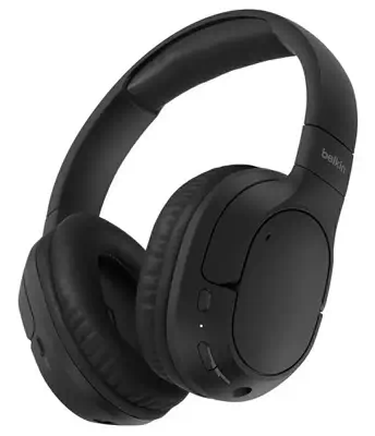 Belkin AUD009HQBK casque Casques Sans fil Arceau Appels/Musique USB Type-C Bluetooth Noir - Casque Micro - visuel 1