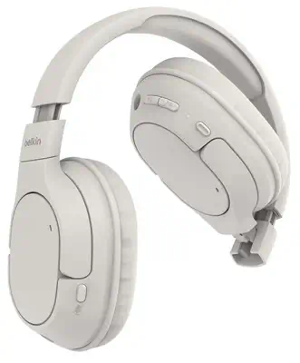 Belkin AUD009HQSA casque Casques Sans fil Arceau Appels/Musique USB Type-C Bluetooth Sable - Casque Micro - visuel 3