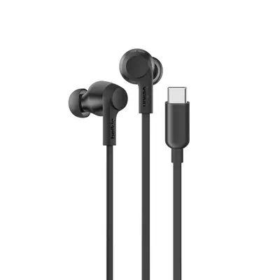 Belkin G3H0003hqBK Casque Avec fil Ecouteurs Appels/Musique USB Type-C Noir - Casque Micro - visuel 1