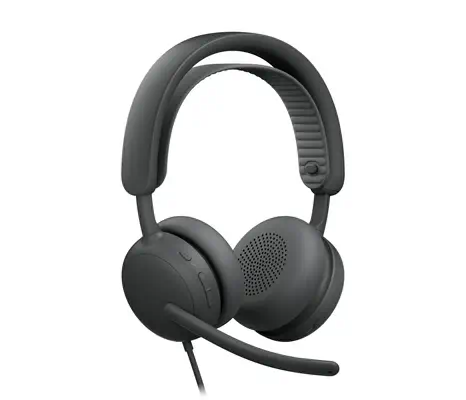 Logitech 981-001618 casque Avec fil Arceau Appels/Musique USB Type-C / USB Type-A Graphite - Casque Micro - visuel 5